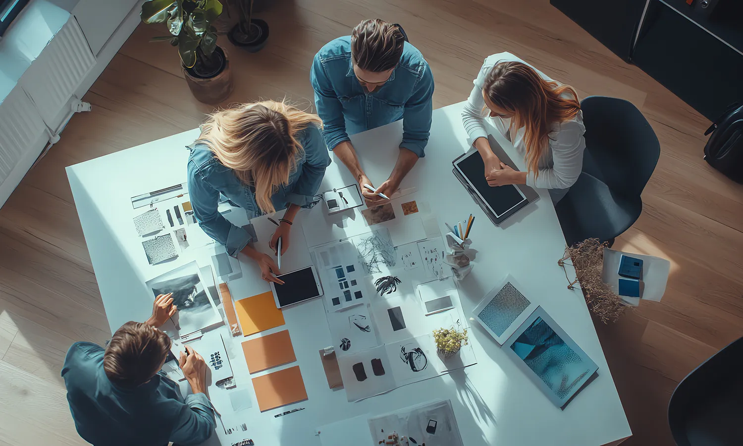 Team collaboration on project